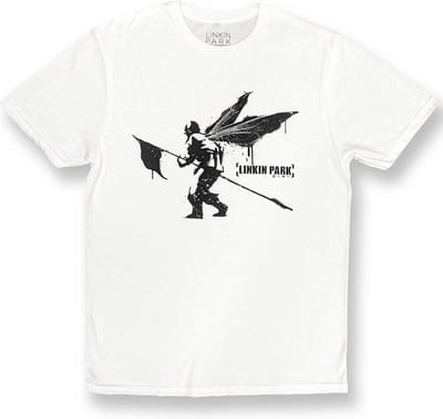 Linkin Park - Street Soldier Heren T-shirt - L - Wit