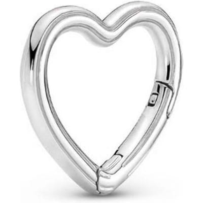 Me Serie Koperen Geknoopte Me Draad Hart Medaillon Trouwen Dubbele Schakel Bedel Past Originele Armband Bedeltje white
