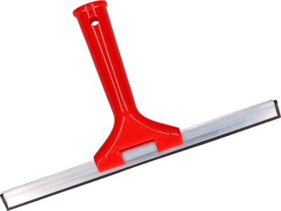 Buemag Raamwisser/raamtrekker - kunststof handvat - rood - 25 cm breed - douche wisser