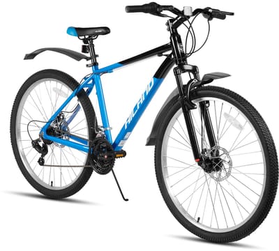 HILAND Mountainbike - 26 Inch - 18 Versnellingen - Mechanische Schijfremmen - Verende Voorvork - MTB voor Heren & Dames
