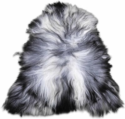 Schapenvacht IJslands | Natural grijs kort | 100 x 65cm