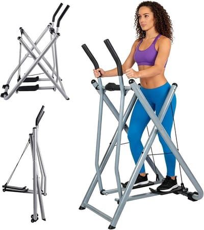 Elliptische Trainer - Thuis Fitness - Full Body Workout - Opvouwbaar Ontwerp - 72x109x133 cm - Zwart