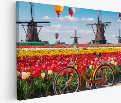 Saammp Muurcirkel Hout - roze bloemen boeket - Natuur - Abstract - Ø 90 - Wandcirkel - Wanddecoratie Cirkel - Muurdecoratie Woonkamer - Woonkamer Decoratie