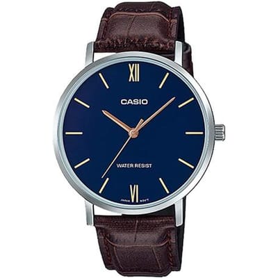 Casio STANDARD Serie Hart van de Duisternis Internetberoemdheid Blauwe Engel Zakelijk Casual Veelzijdig Eenvoudig Klassiek Wijzerplaat Blauw MTP-VT01L-2B blauw