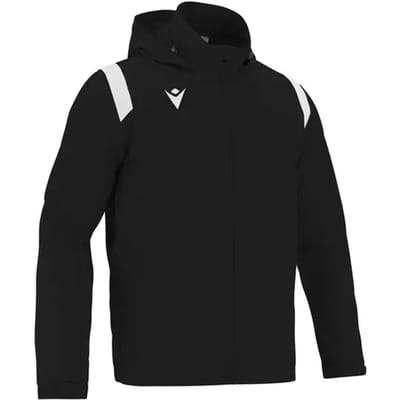 Macron Saransk Windbreaker Heren - Zwart / Wit | Maat: 5XL