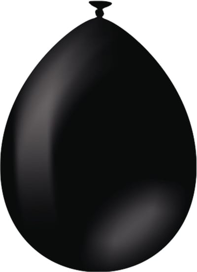 Balloons 10 pcs. - Black