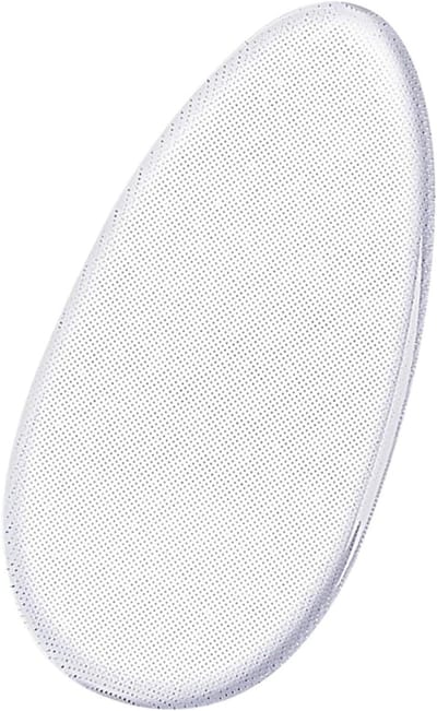 Glas Voetvijl - Eeltverwijderaar Handen - Huidverzorging Voeten - Duurzaam Glas Materiaal - 10 cm - Transparant