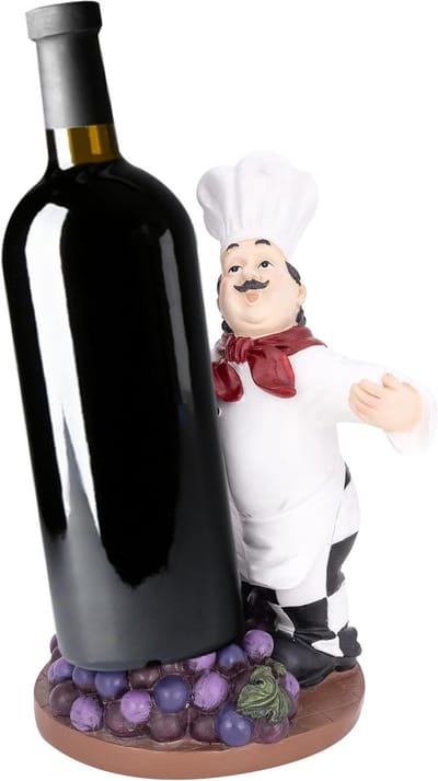 Decoratief Wijnrek voor Flessen - Keuken & Bar Accessoire - Chef Ullende Stijl
