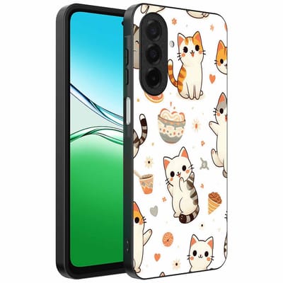 Geschikt voor Oppo A5 Telefoonhoesje met katten opdruk - TPU backcover case cat design - Smartphonica geschikt voor Oppo A5