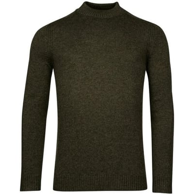 Baileys Trui Lambswool Turtleneck Pullover Donker Groen / male