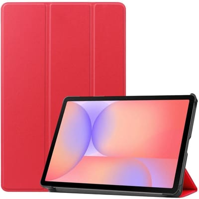 Étui intelligent pour tablette Samsung Galaxy Tab S10 Lite 10,9 pouces Housse de protection SM-X400 SM-X406B Support pliable à rabat avec mise en veille automatique Funda S10 Lite 10.9 2025 rouge