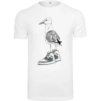 Mister Tee - Seagull Sneakers Heren Tshirt - XS - Wit