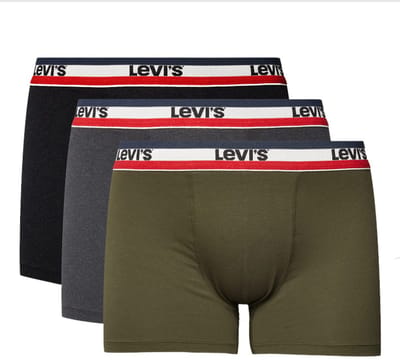 Levi's - Sportswear Logo Boxer 3-pack - 100002870 - 009 Khaki