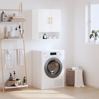 Armoire murale Blanche 60x31x70 cm Panneau de particules