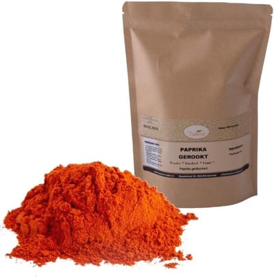 Tuana Kruiden - Paprika Poeder Gerookt - Zak 1000 Gram - Tuanashop - KZ0194