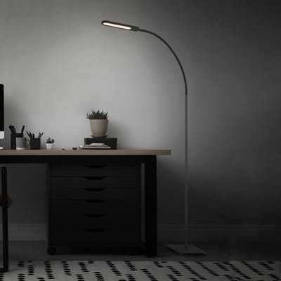 BRILONER Ervo - Vloerlamp led - dimbaar - met cct - zwarte staande lamp - 8W - 600Lm - 183cm