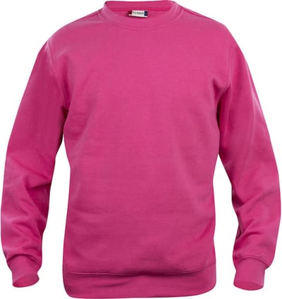 Clique Basic Roundneck 021030 - Helder kersen - XXL