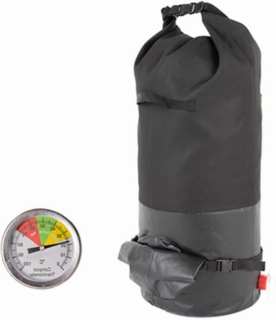 Compostzak Tuin - Afvalzak Composteer - Compost Maken - Herbuikbaar Nanofilm Materiaal - 70 Liter - Zwart