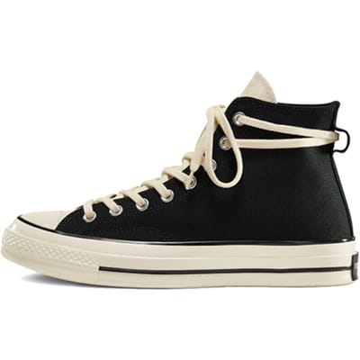 Fear of God Essentials x Converse Chuck 70 High Zwarte Unisex Sneakers Egret 167954C 35 black