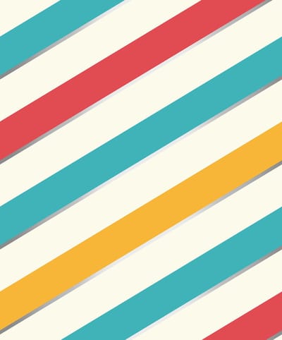 Dutch Wallcoverings - Pop- streep multicolor - vliesbehang - 10m x 53cm - M470-02