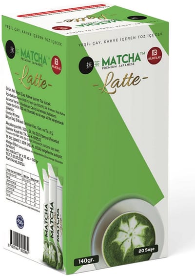 Matcha Premium Japanse Latte – Koffie & Kokossmaak 20 stuks