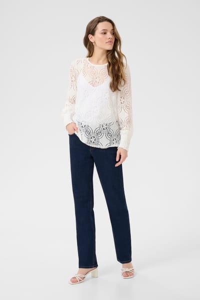 Blouse met lange mouwen KAraula Regular fit white