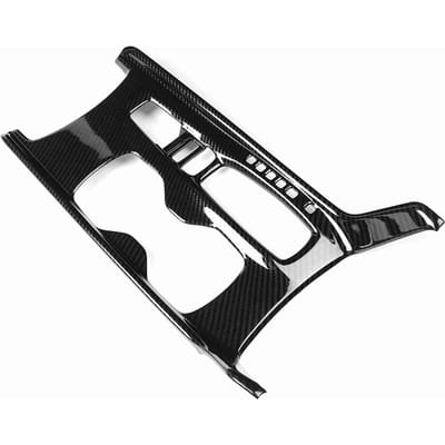Carbon Fiber Stijl Centrale Bediening Versnellingspook Paneel Houder Sierlijst Past voor Honda Accord 2018 black