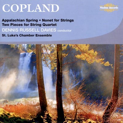 St. Luke's Chamber Ensemble, Dennis Russell Davies - Copland: Appalachian Spring - Nonet For Strings - Two Pieces For String Quartet (CD)