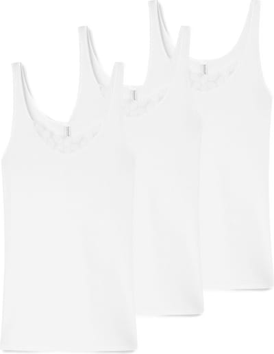 Schiesser Dames onderhemd 3 pack Hemdchenkonzept