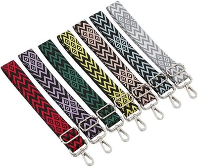 Verstelbare Schouderband voor Tassen, 3.8 cm Breed, Lengte 80-130 cm, Ideaal als Vervangende Tasband met Zilveren Gesp en Comfortabel Draaggemak