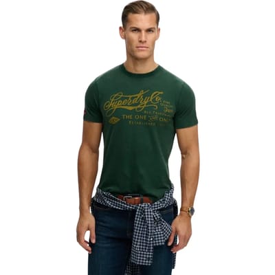 Superdry - Industry Worker Relaxed T-shirt - Heren - T-shirts