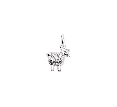 zilver gerhodineerd hanger schaap 1329602