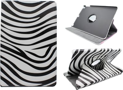 HB Hoes Geschikt voor Samsung Galaxy Tab A7 (2020) 10.4 inch - Draaibare Tablet Case Met Print - Zebra