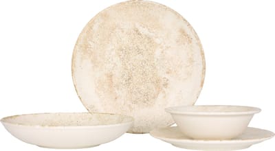 Bonna Serviesset (Medium) - Nacrous - 24 delig - 6 persoons - Porselein