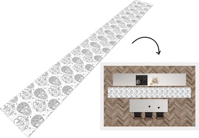 Keukenloper - Keukenmat - Patroon - Maskers - Zuid-Amerika - 400x50 cm - Keuken vloerkleed