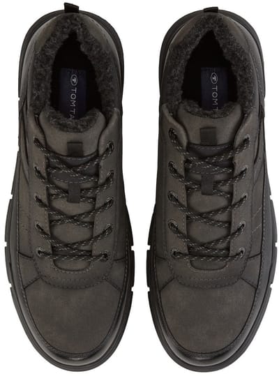 Tom Tailor - Waterdichte veterschoenen - Maat 41 - coal