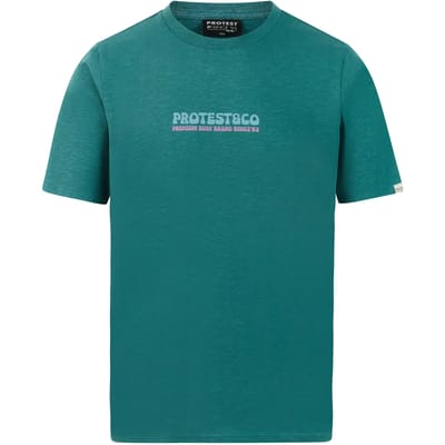 Protest PRTEvina - T-shirt Heren - Korte mouwen - Ronde hals - Normale pasvorm - Crème