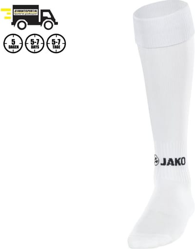 Jako Glasgow 2.0 Kousen - Wit | Maat: 39-42