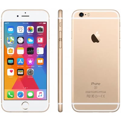 Refurbished iPhone 6s 16GB Alle kleuren Ontgrendeld 4G Smartphone iOS 15.8.8 Nieuwe Batterij Nieuw Scherm 16GB goud