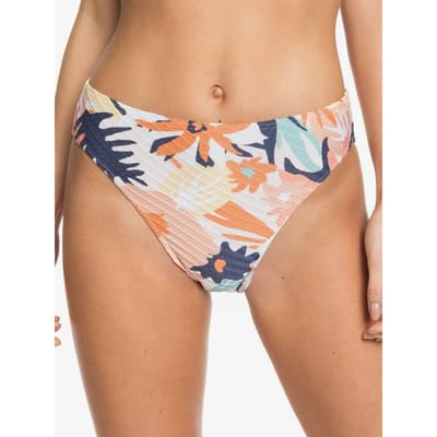 Roxy Swim The Sea Hi Lg Mid Wst Bikinibroekje - Peach Blush Bright Skies S
