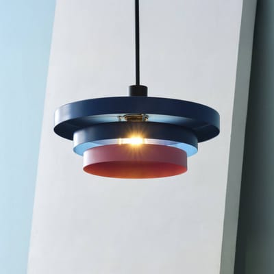 OSRAM Layers decoratieve hanglamp met E27 fitting, 400mm, IP20, metaal, blauw/roze