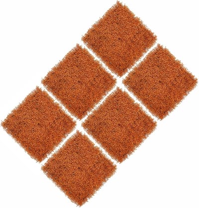 Kunstgras Panelen - Nepgazon Achtergrond - Muur Decoratie - UV-bestendig - 20x20 Inch - Oranje