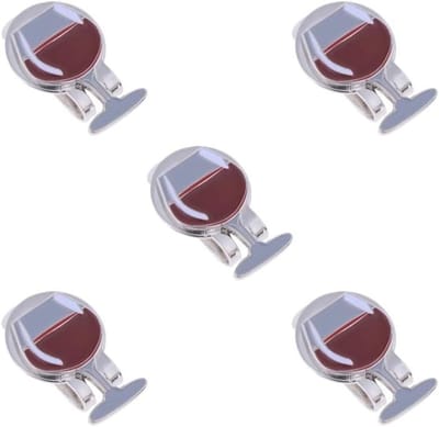 Golf Magnetische Clip - Ball Marker - Golfen op de baan - Eenvoudig te bevestigen - 24mm diameter - Wit