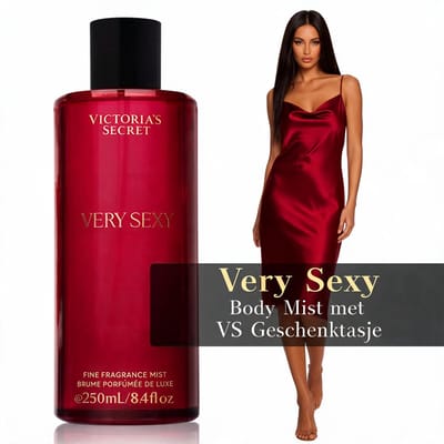 Victoria's Secret Very Sexy Fragrance Body Mist 250 ml | Incl. VS Geschenktasje