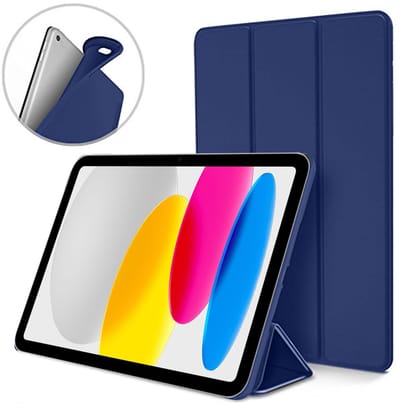 ChiGuard Hoesje geschikt voor Apple iPad 2025 (A16) & 2022 10.9 10e Gen Hoesje – Shock Proof Hoesje – Smart Cover - Blauw