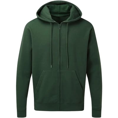 Hooded Full Zip Hoodie Heren SG Collectie Flesgroen Maat L