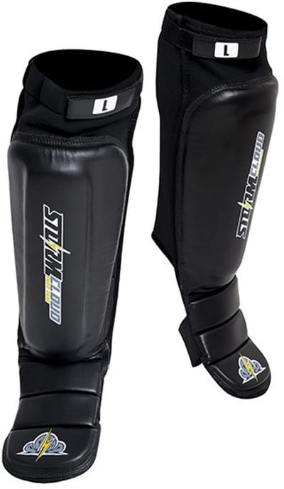 StormCloud Lightning Serie - Scheenbeschermer MMA - XL - Lichte Constructie - Neopreen Sok