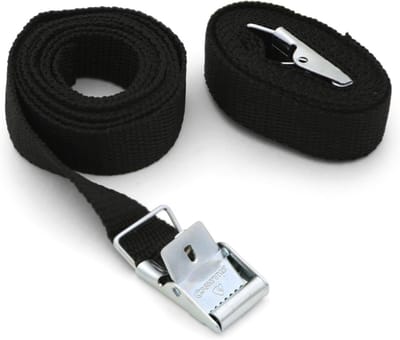 Verstelbare Bandjes - Spanbanden - Bagage Vastzetten - Eenvoudig Op Maat - 48-Inch - Zwart