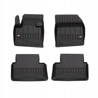 FROGUM PROLINE – Rubber automatten set met kofferbakmat – Citroen C5 III Sedan 2008–2017 – Zonder zijuitsparingen – Geurloos TPE – Extra hoge rand