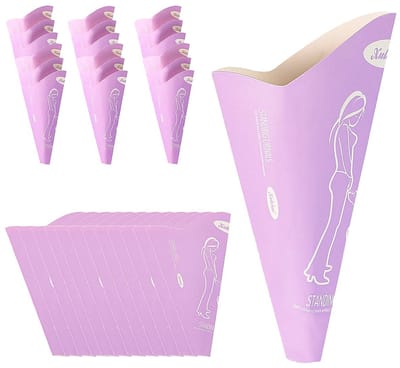 Dailygoods- Urinaal voor Vrouwen - Opvouwbaar Urinoir - Hygiënische Oplossing - Staand Plassen - 12-Pack - Comfortabele Opening - Plasstand